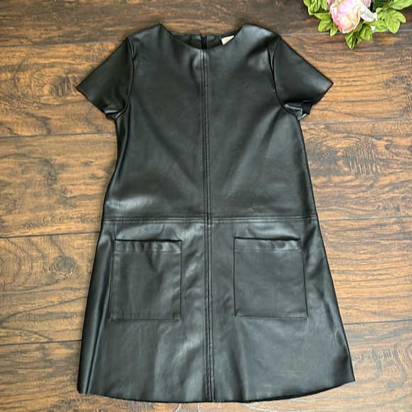 Zara Other - Zara Faux Leather dress size 10